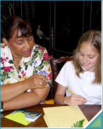 Elaine Bandy Teaches Letter Writing